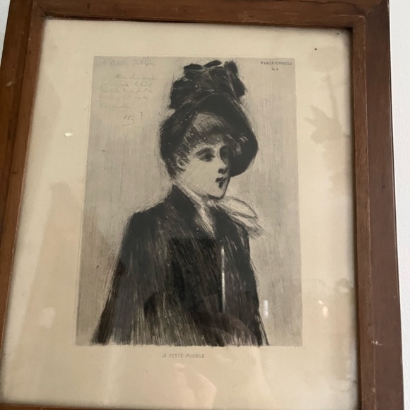 Portrait Parisian 1900 woman by Henri Boutet - Picture 2 of 7